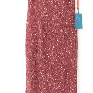 Mac Duggal Rose beaded size 10 mother of bride gown